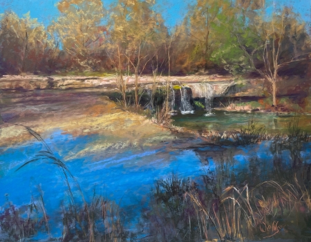 Winter Reflections by artist Linda Wells